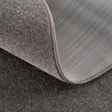 Uni Effen Laagpolig Vloerkleed Modern Grijs