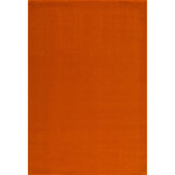 Uni Effen Laagpolig Vloerkleed Modern Oranje