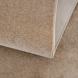 Uni Effen Laagpolig Vloerkleed Modern Beige