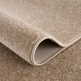 Uni Effen Laagpolig Vloerkleed Modern Beige