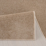 Uni Effen Laagpolig Vloerkleed Modern Beige