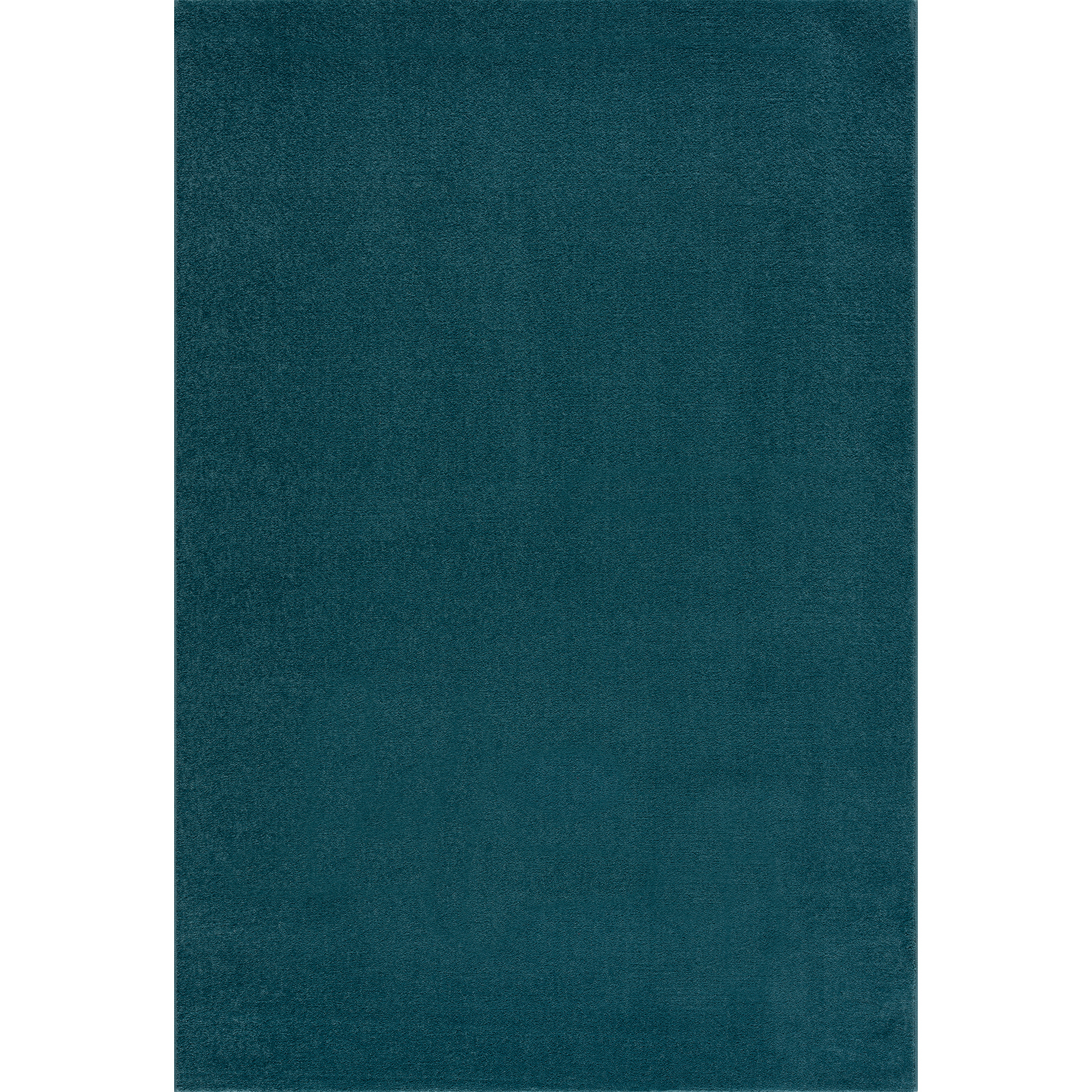 Uni Effen Laagpolig Vloerkleed Modern Blauw