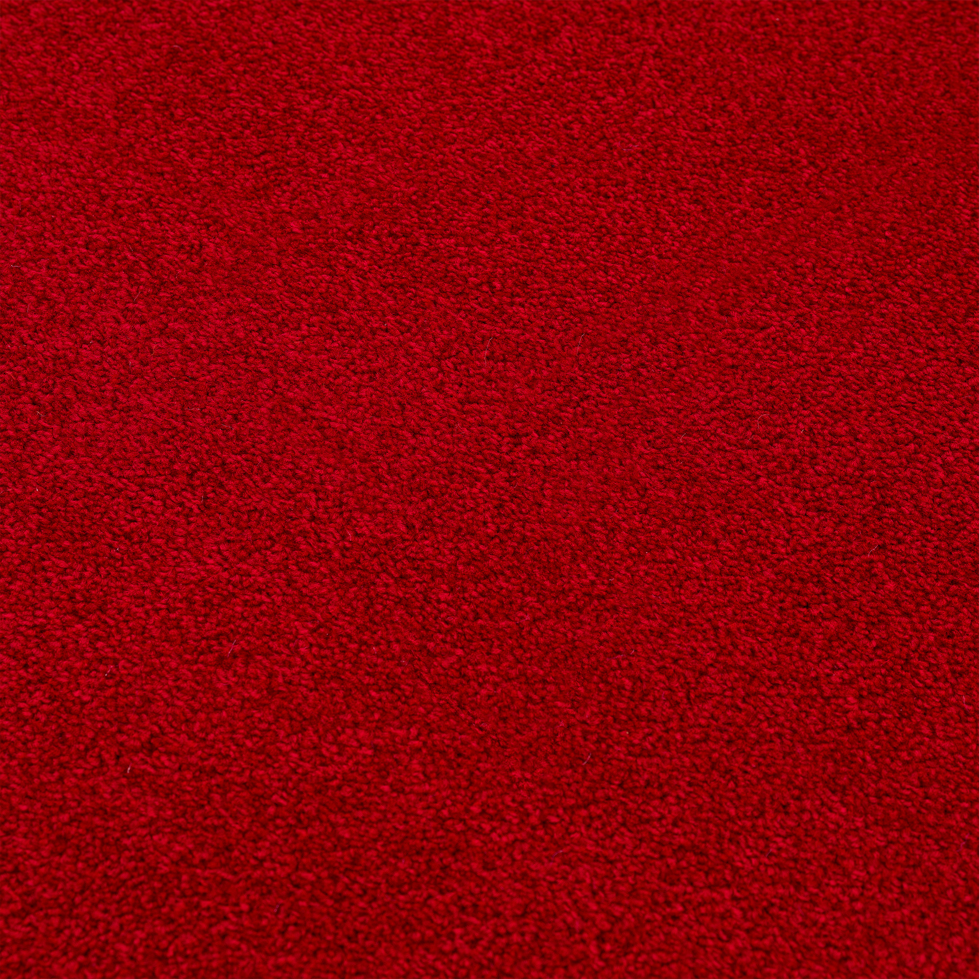 Uni Effen Laagpolig Vloerkleed Modern Rood