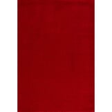 Uni Effen Laagpolig Vloerkleed Modern Rood