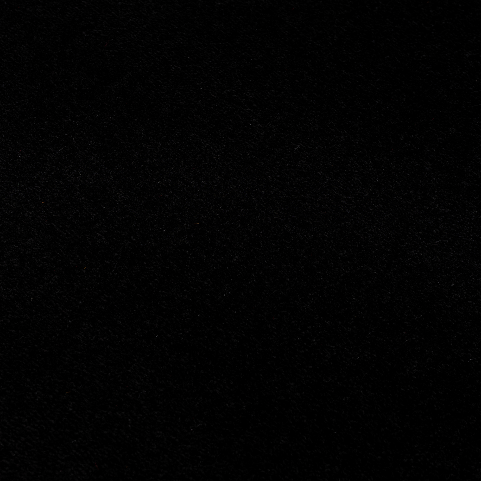 Uni Effen Laagpolig Vloerkleed Modern Zwart