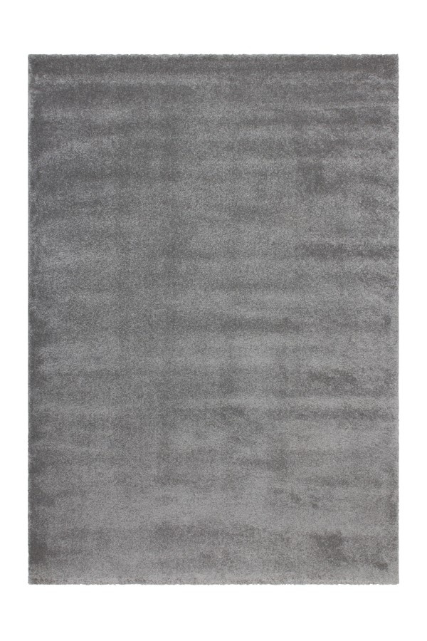 Softtouch Luxe Velvet Laagpolig Vloerkleed Zilver/Grijs