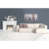 Softtouch Luxe Velvet Laagpolig Vloerkleed Crème