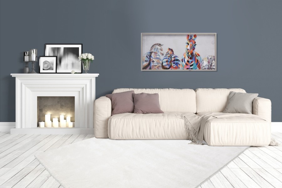Softtouch Luxe Velvet Laagpolig Vloerkleed Crème