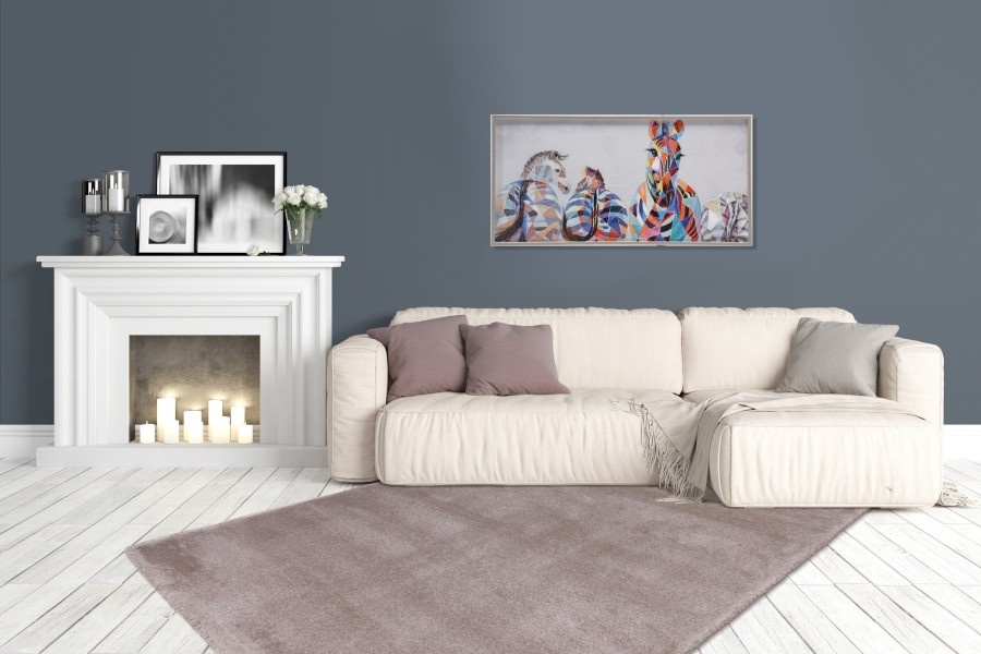 Softtouch Luxe Velvet Laagpolig Vloerkleed Beige