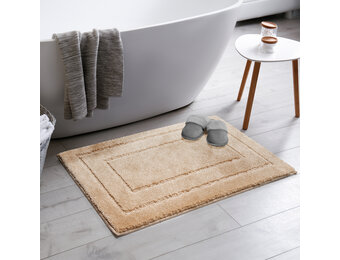 Badmat Antislip - Douchemat Toiletmat Wasbaar Waterabsorberend - Beige