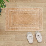 Badmat Antislip - Douchemat Toiletmat Wasbaar Waterabsorberend - Beige