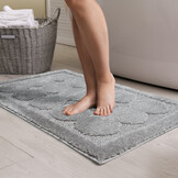 Badmat Antislip - Douchemat Toiletmat Wasbaar Waterabsorberend - Grijs