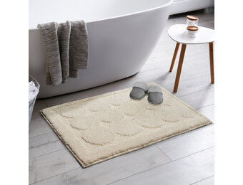 Badmat Antislip - Douchemat Toiletmat Wasbaar Waterabsorberend - Creme