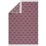 Boho Kelim Dubbelzijdig Wasbaar Vloerkleed Creme Rood