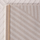 Arte Designer Vloerkleed Laagpolig Luxe Tapijt - Woonkamer Slaapkamer -  Creme