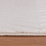 Arte Designer Vloerkleed Laagpolig Luxe Tapijt - Woonkamer Slaapkamer -  Creme