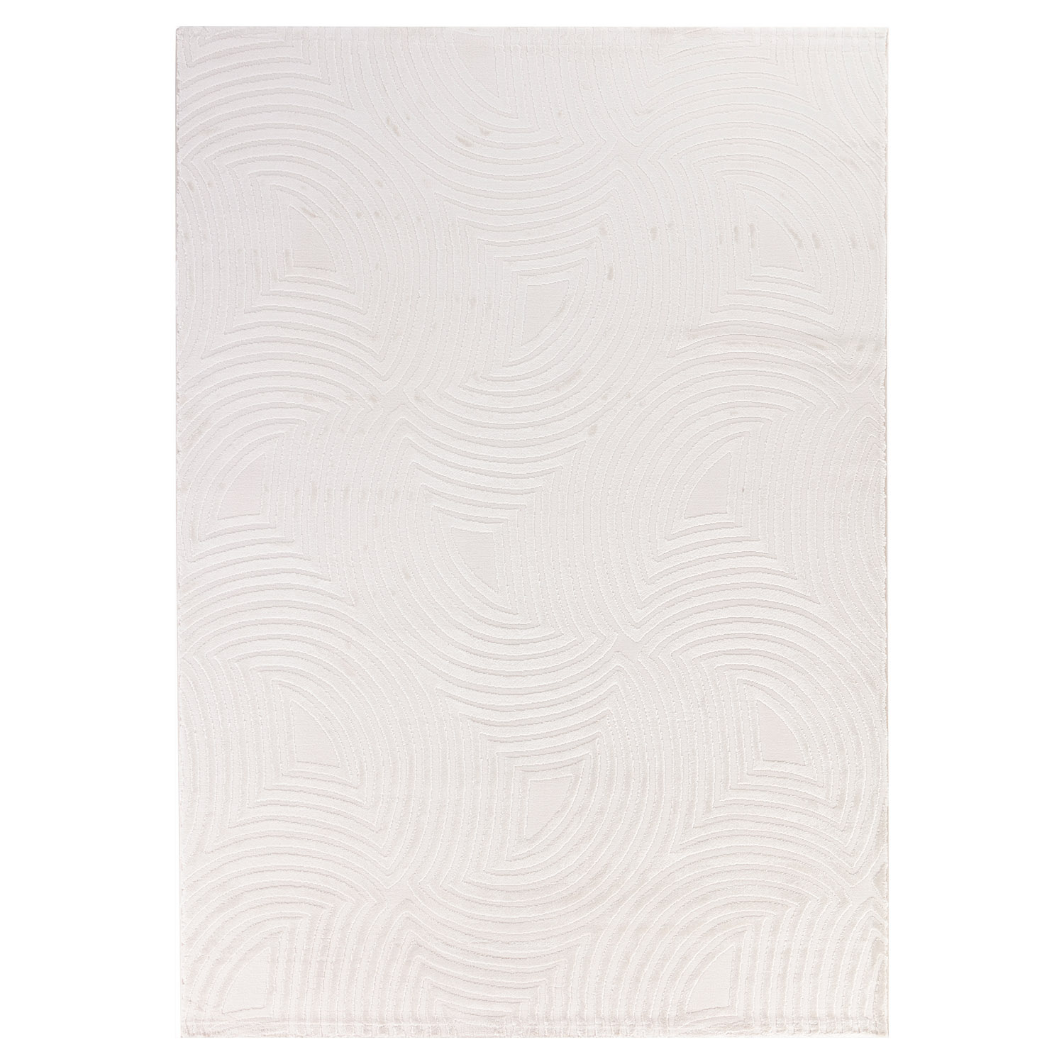 Arte Designer Vloerkleed Laagpolig Luxe Tapijt - Woonkamer Slaapkamer - Creme