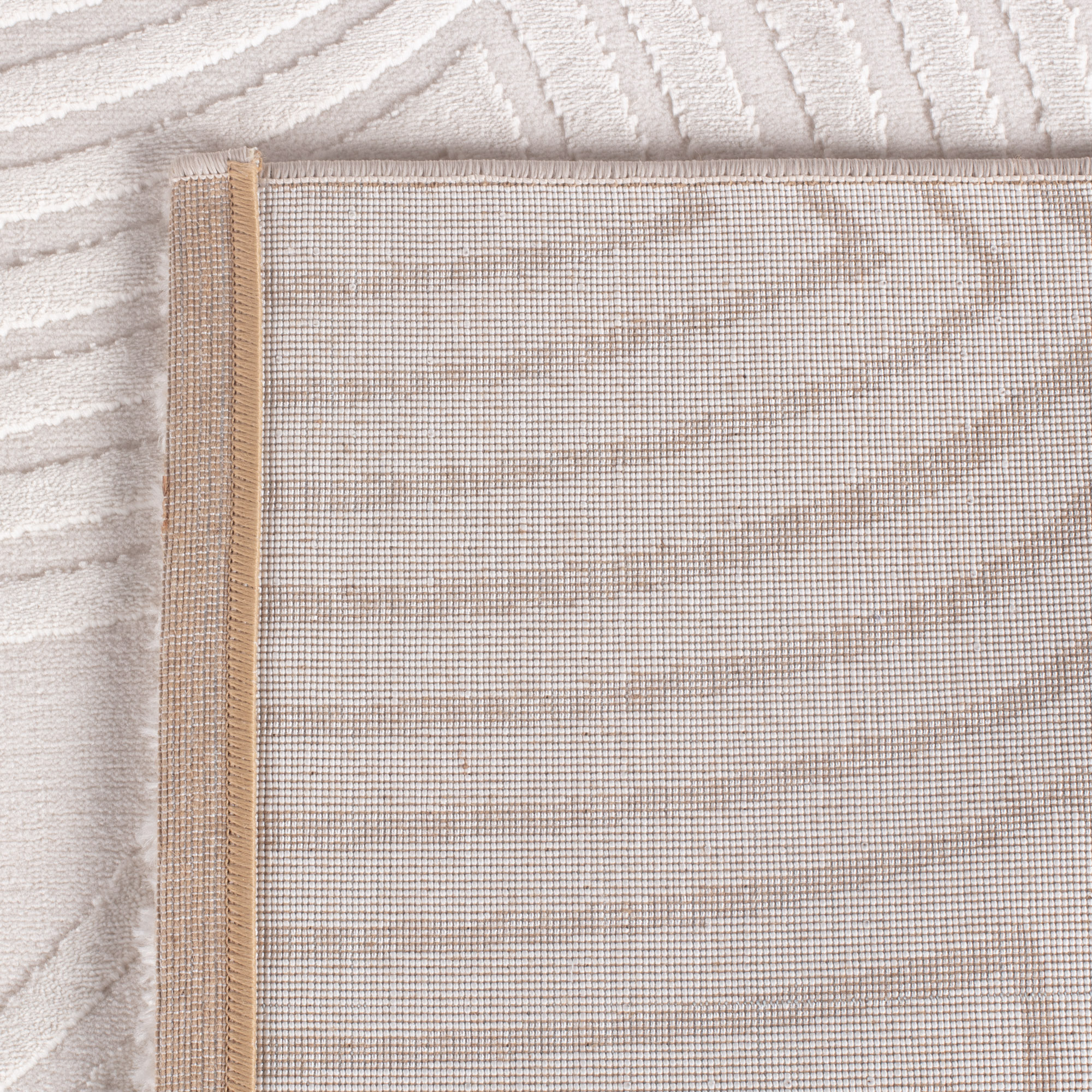 Arte Designer Vloerkleed Laagpolig Luxe Tapijt - Woonkamer Slaapkamer - Creme