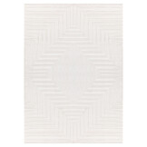 Arte Designer Vloerkleed Laagpolig Luxe Tapijt - Woonkamer Slaapkamer -  Creme