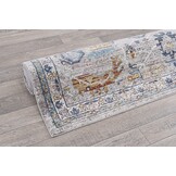 Picasso Sarough Vloerkleed Vintage Tapijt Woonkamer - Multi / Grijs