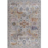 Picasso Sarough Vloerkleed Vintage Tapijt Woonkamer - Multi / Grijs