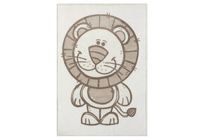 Mara Leeuw Vloerkleed Kinderkamer Creme