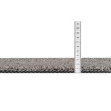 Natural Vloerkleed Wol Polyester Effen Laagpolig Vloerkleed Woonkamer Slaapkamer Donker Grijs