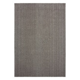 Natural Vloerkleed Wol Polyester Effen Laagpolig Vloerkleed Woonkamer Slaapkamer Donker Grijs