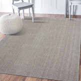 Natural Vloerkleed Wol Polyester Effen Laagpolig Vloerkleed Woonkamer Slaapkamer Grijs