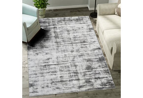 Nostalgia Modern Rechthoek Laagpolig Vloerkleed Wasbaar Anti-Slip Woonkamer Slaapkamer Grijs