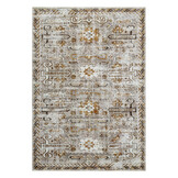 Nostalgia Oriental Vintage Rechthoek Laagpolig Vloerkleed Wasbaar Anti-Slip Woonkamer Slaapkamer Beige