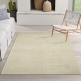 Plushies Wasbaar Anti-Slip Vloerkleed Fluffy Soft Effen Rechthoek Woonkamer Slaapkamer Beige