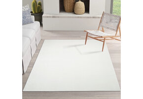 Plushies Wasbaar Anti-Slip Vloerkleed Fluffy Soft Effen Rechthoek Woonkamer Slaapkamer Wit