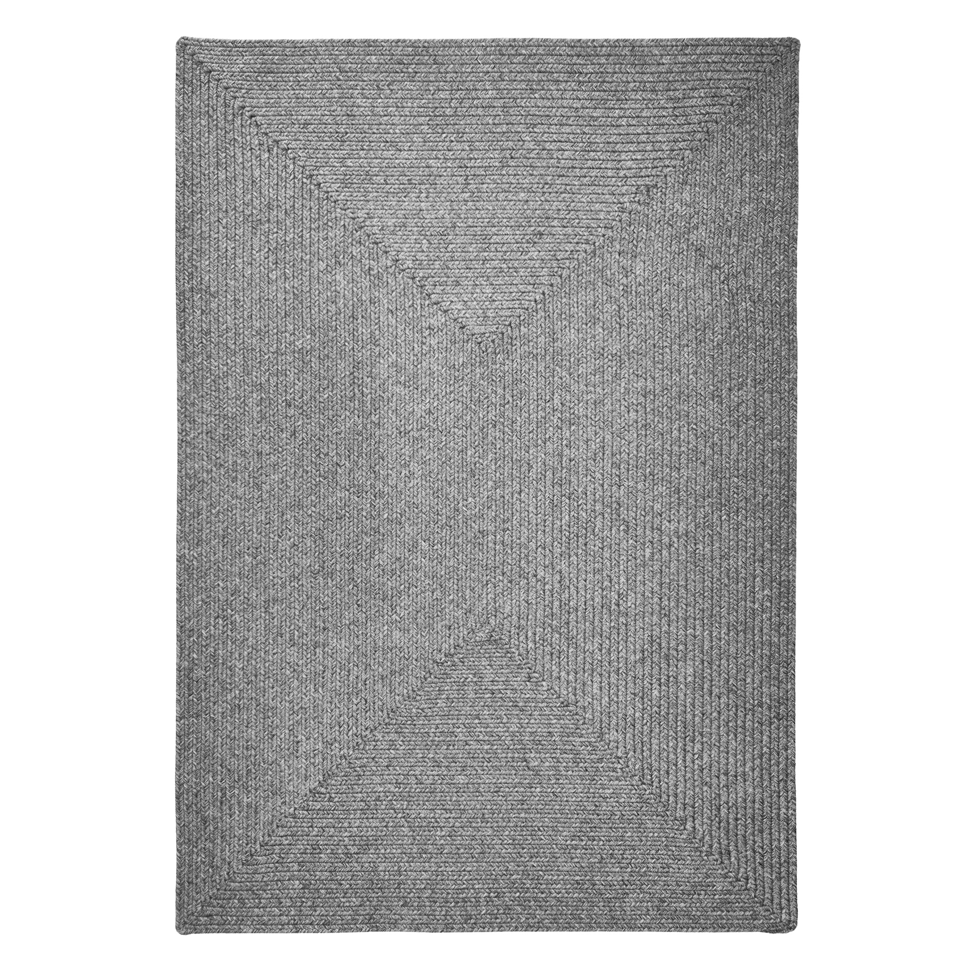 Corda Buitenkleed - Gevlochten - Handgemaakt - In & Outdoor Vloerkleed - Weerbestendig - Grijs