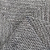 Corda Buitenkleed - Gevlochten - Handgemaakt - In & Outdoor Vloerkleed - Weerbestendig - Grijs