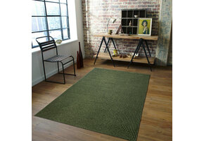 Corda Buitenkleed - Gevlochten - Handgemaakt - In & Outdoor Vloerkleed - Weerbestendig - Groen
