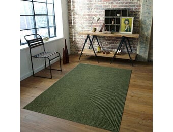 Corda Buitenkleed - Gevlochten - Handgemaakt - In & Outdoor Vloerkleed - Weerbestendig - Groen