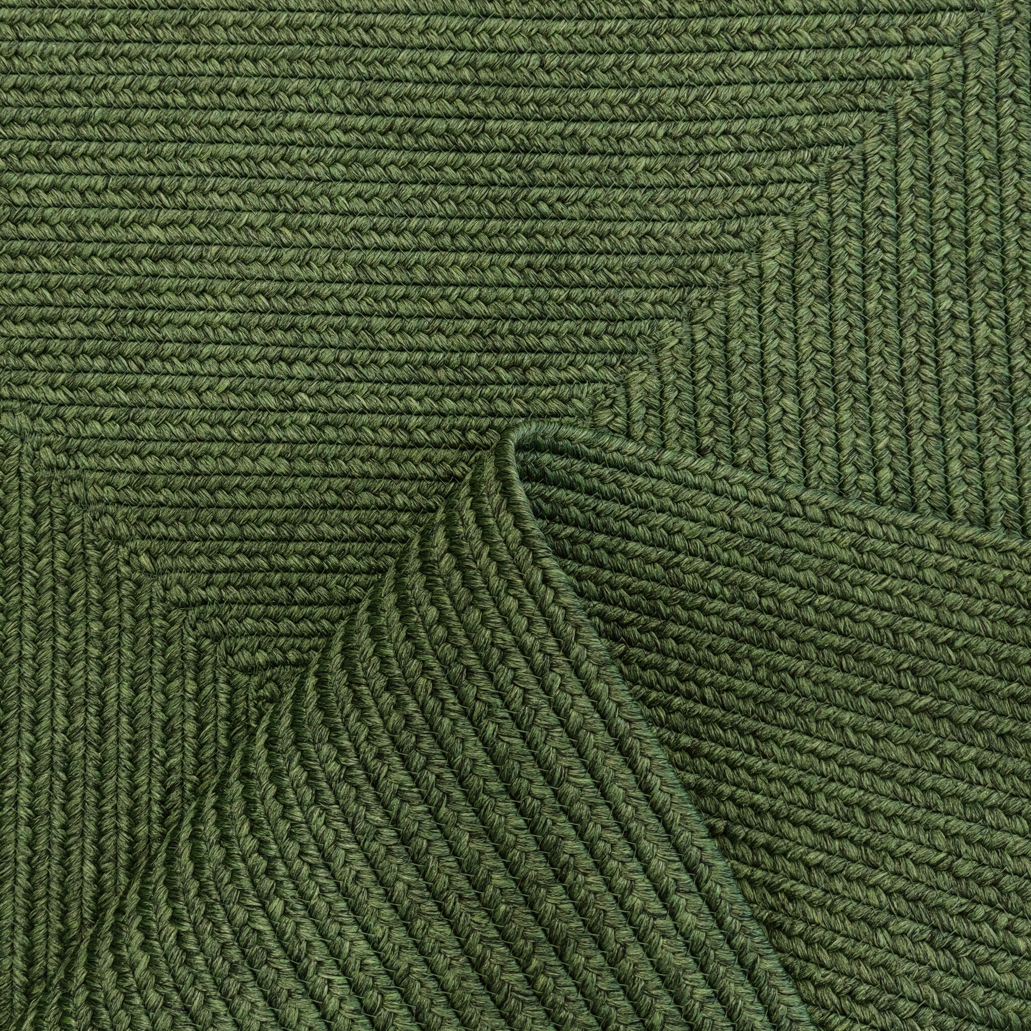 Corda Buitenkleed - Gevlochten - Handgemaakt - In & Outdoor Vloerkleed - Weerbestendig - Groen