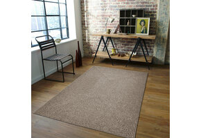 Corda Buitenkleed - Gevlochten - Handgemaakt - In & Outdoor Vloerkleed - Weerbestendig - Beige