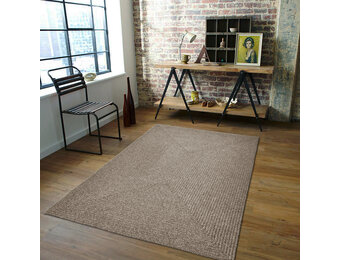 Corda Buitenkleed - Gevlochten - Handgemaakt - In & Outdoor Vloerkleed - Weerbestendig - Beige