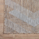 Solid Uni Buitenkleed - Weerbestendig - Effen Vloerkleed - Tuin Balkon - Bruin Beige