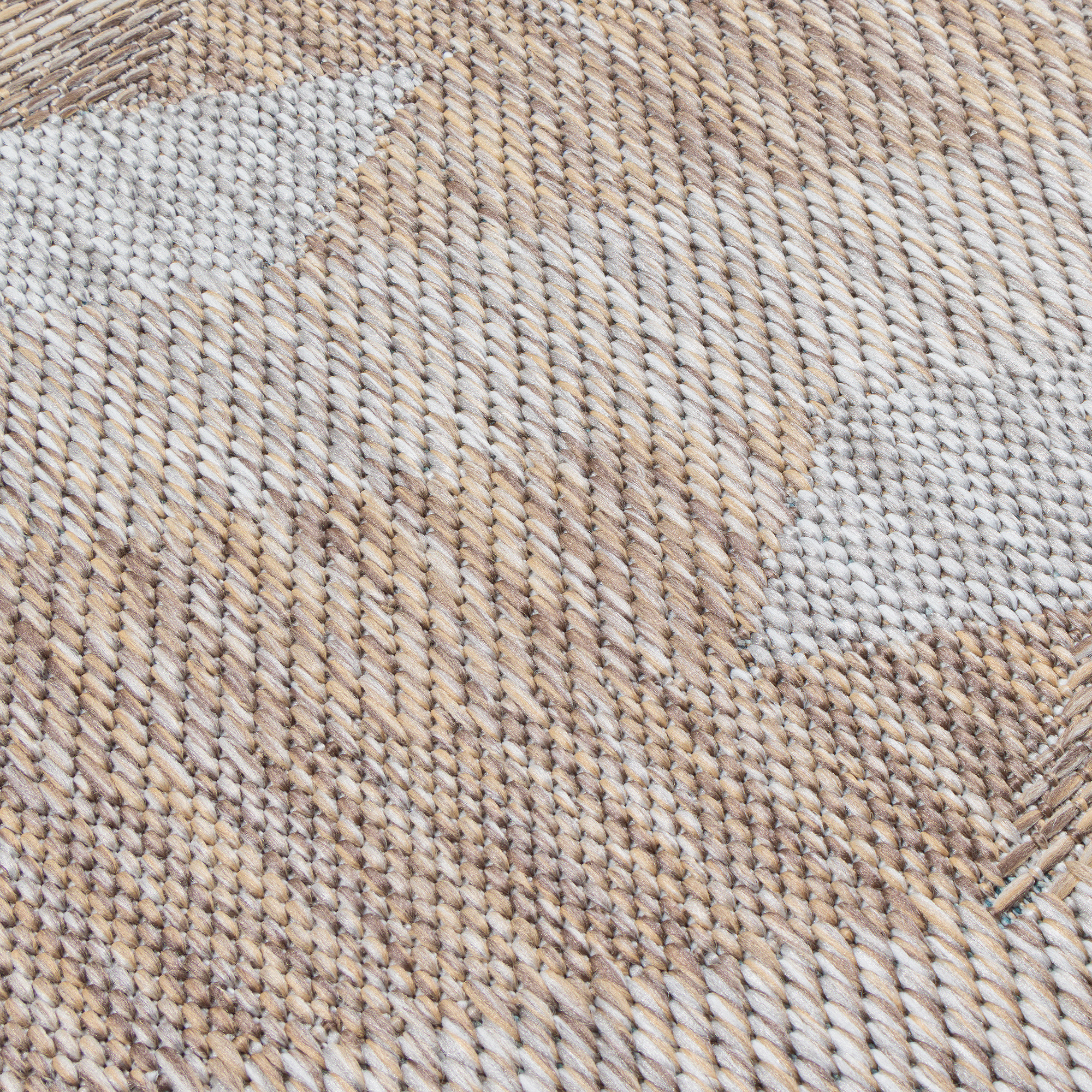 Solid Uni Buitenkleed Bruin/Beige
