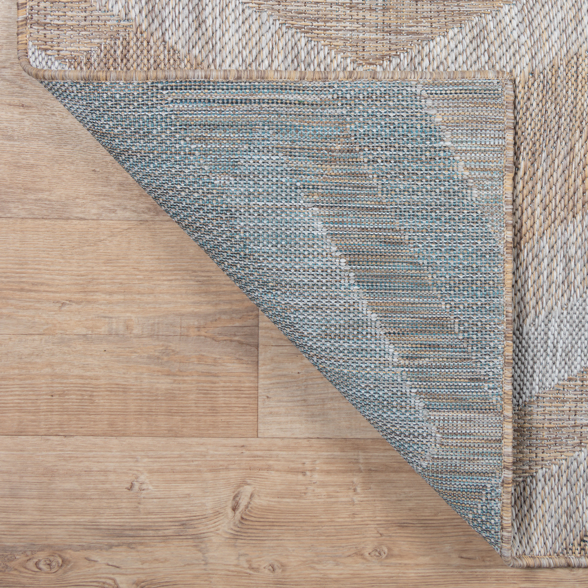 Solid Uni Buitenkleed Bruin/Beige