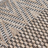 Solid Uni Buitenkleed - Weerbestendig - Effen Vloerkleed - Tuin Balkon - Bruin