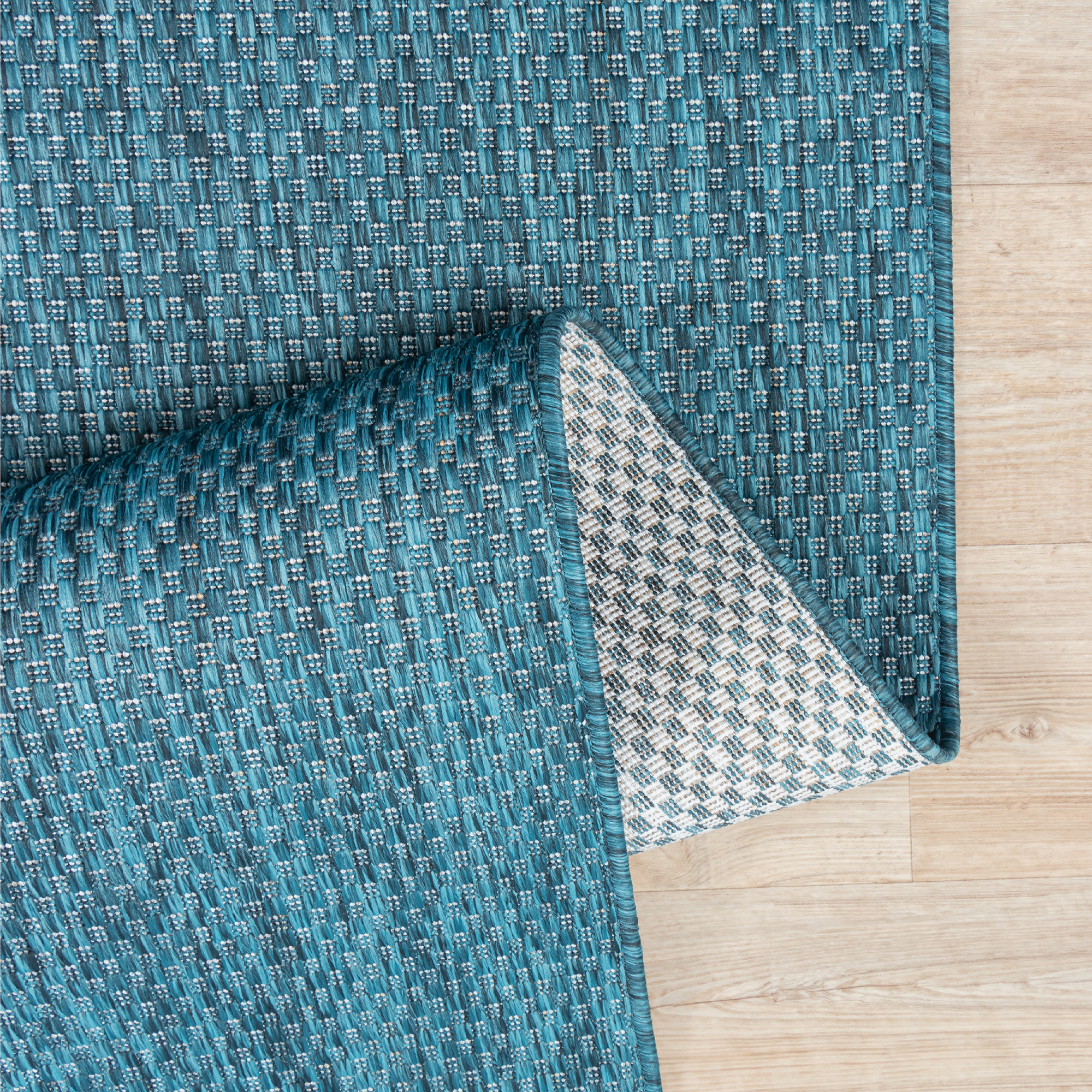 Solid Uni Buitenkleed Blauw