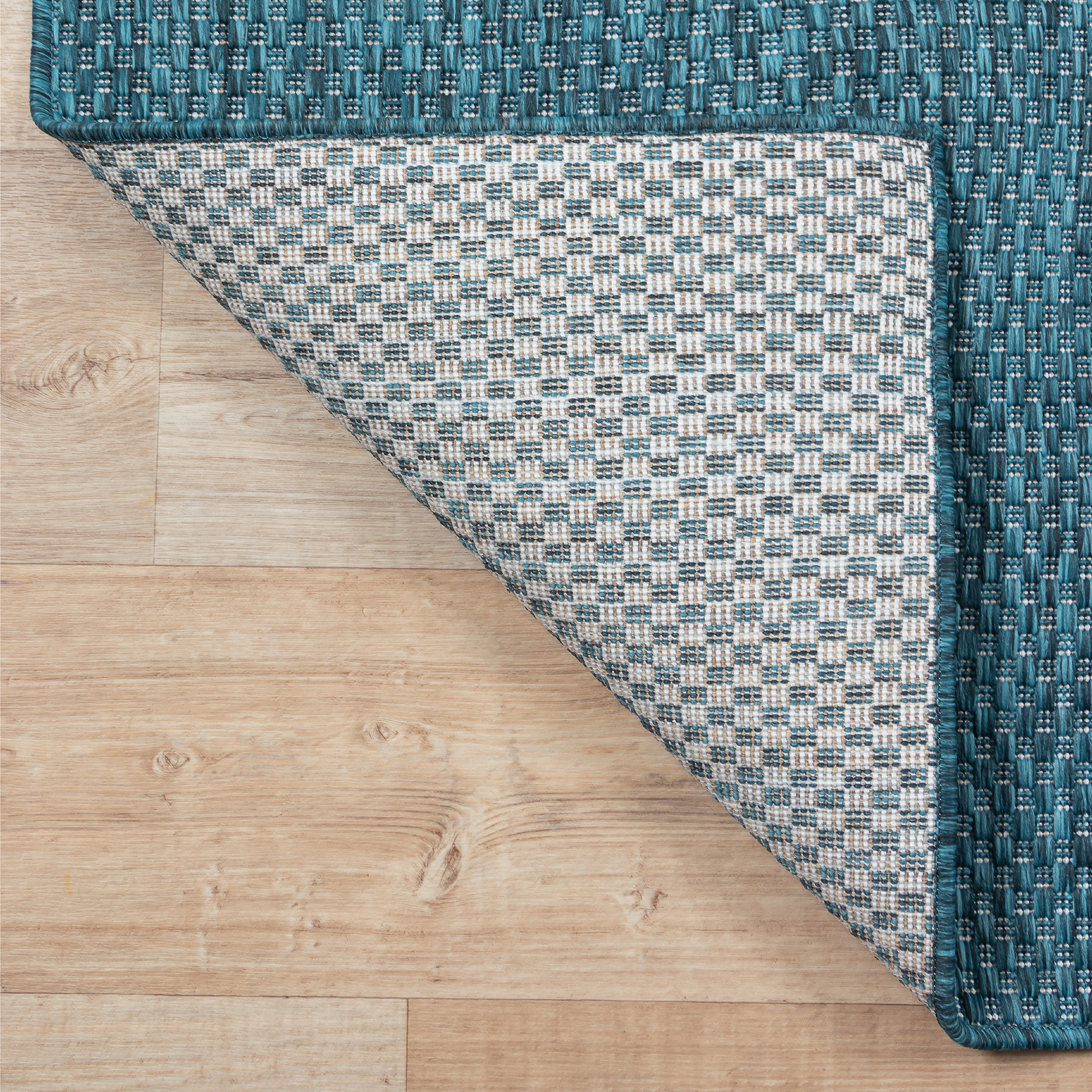 Solid Uni Buitenkleed Blauw