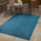 Solid Uni Buitenkleed Blauw