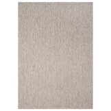 Solid Uni Buitenkleed - Weerbestendig - Effen Vloerkleed - Tuin Balkon - Beige Bruin