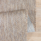 Solid Uni Buitenkleed - Weerbestendig - Effen Vloerkleed - Tuin Balkon - Beige Bruin