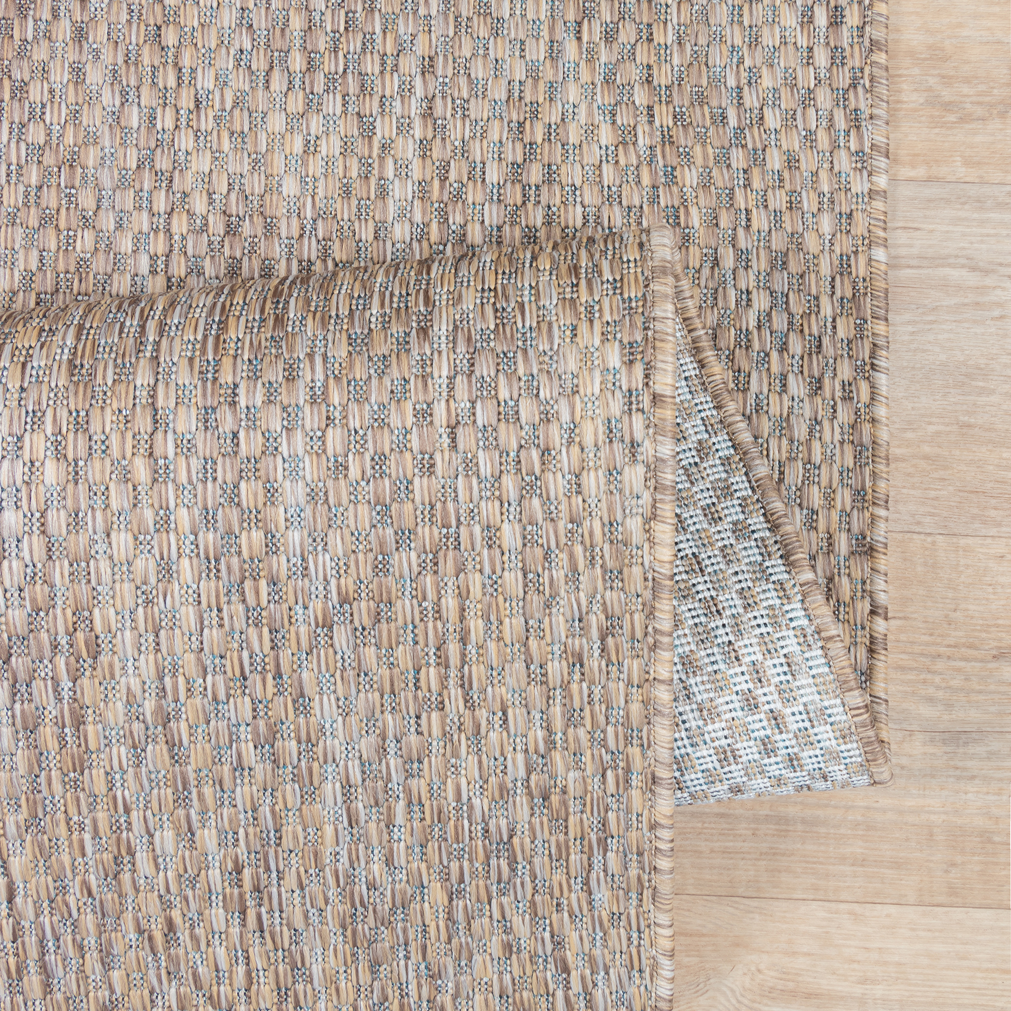 Solid Uni Buitenkleed Beige/Bruin